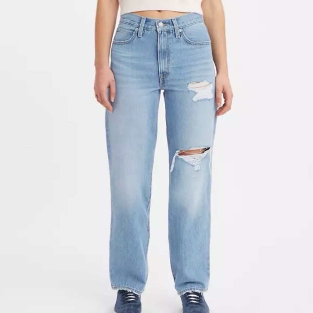Levi’s ‘94 Baggy Jeans 2000 And Late Blue Medium Light Wash Denim Size 26